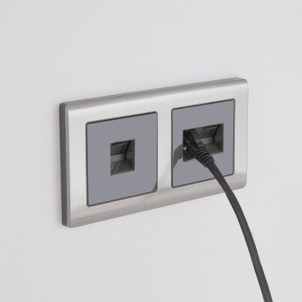 Рамка на 2 поста (глянцевый никель) W0021602 Werkel 732678