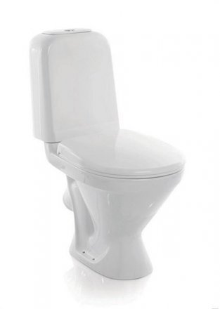 Унитаз компакт Sanita Самарский стандарт WC.CC/Samarsky/1-P/WHT.G/S1