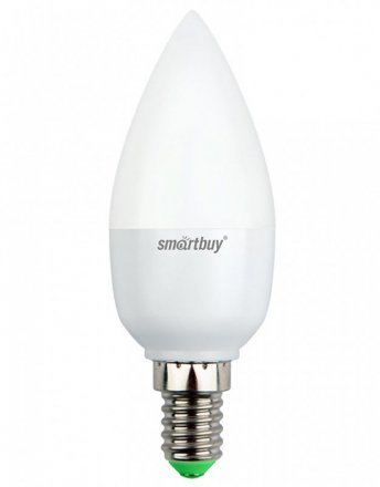 Лампа св/д C37 свеча Е14 07W 3000 К матов. тепл. свет Smartbuy 553546